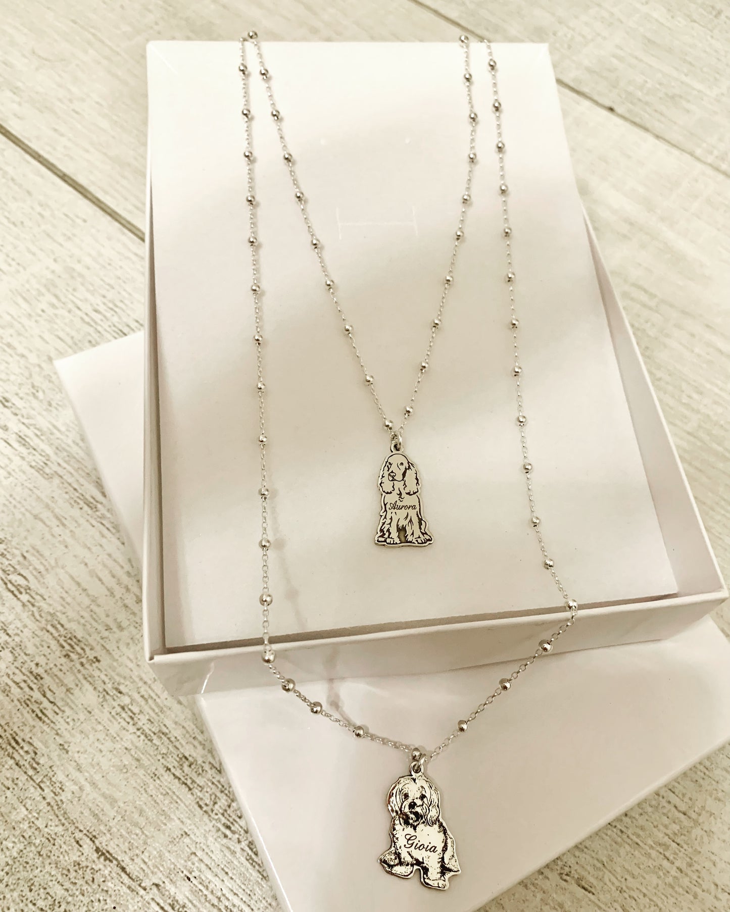 Collana luce doppia