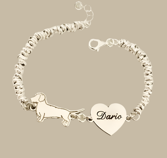Bracciale cuore pet
