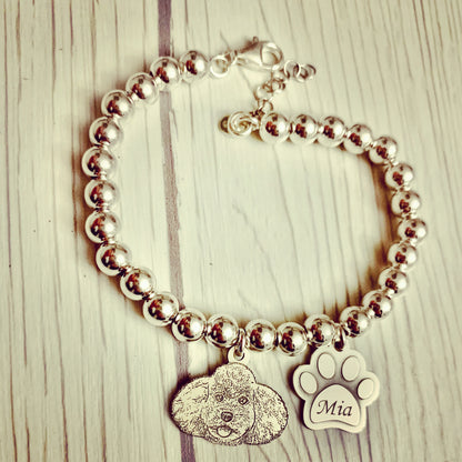 Bracciale zampina pendente