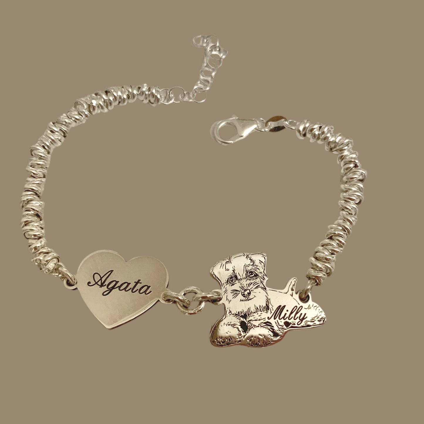 Bracciale cuore pet