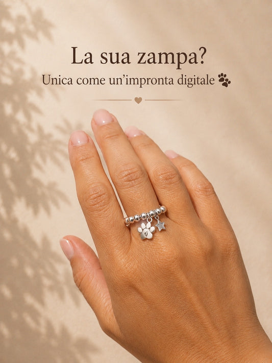 Anello zampa e stella