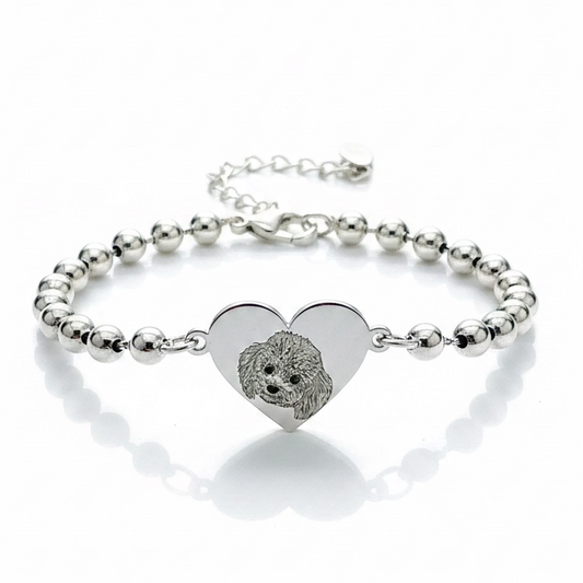 Bracciale  cuor tondo