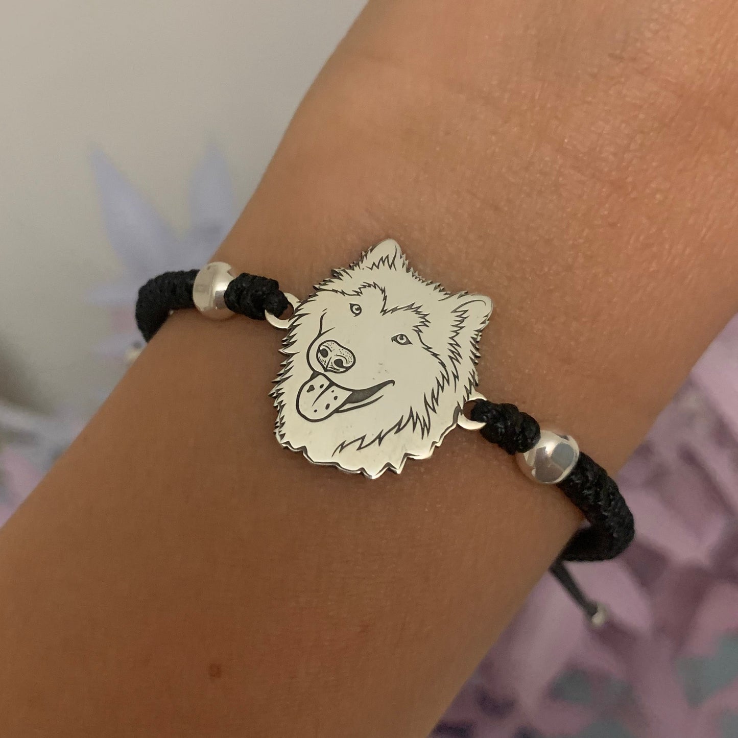 Bracciale cuore a quattro zampe