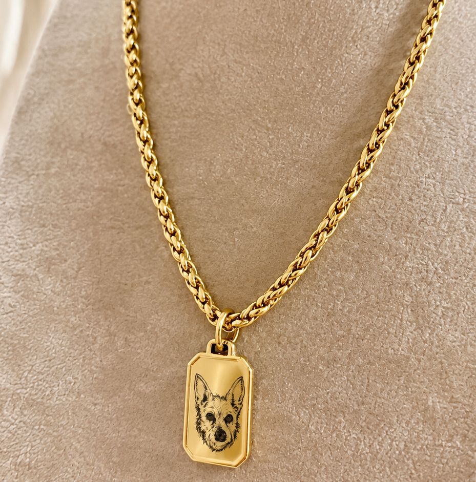 Collana stella luminosa