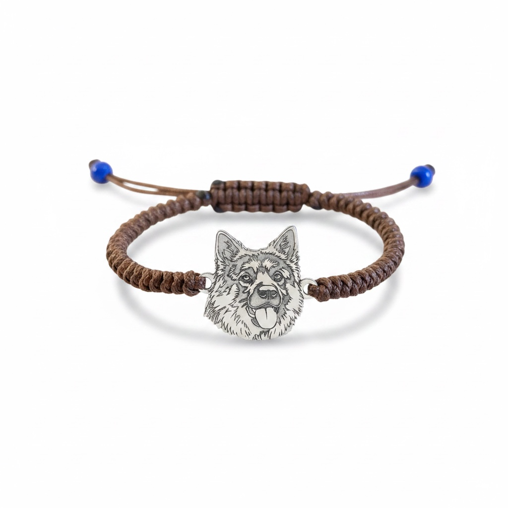 Bracciale cuore a quattro zampe