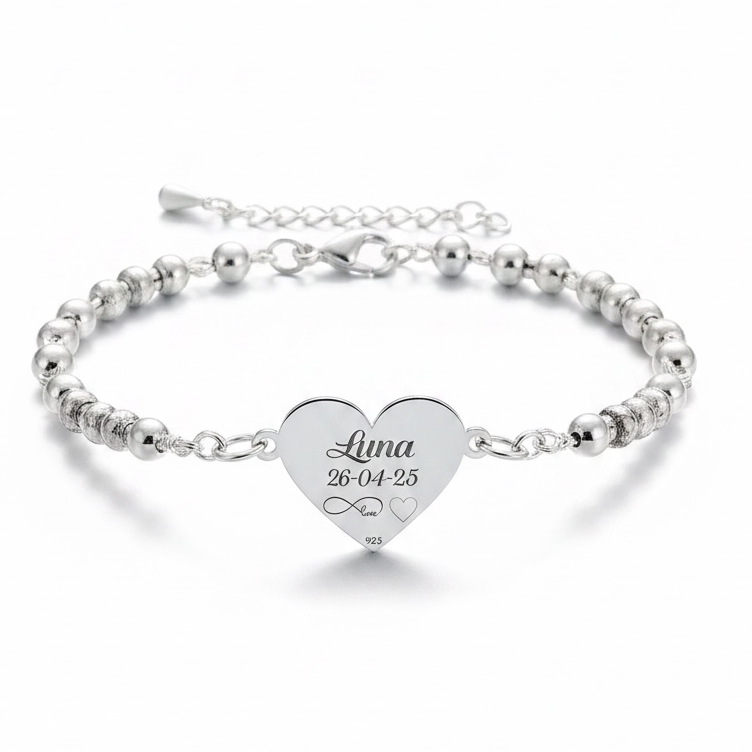 Bracciale  cuor tondo