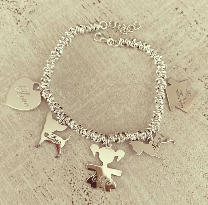 Bracciale ciondoli family