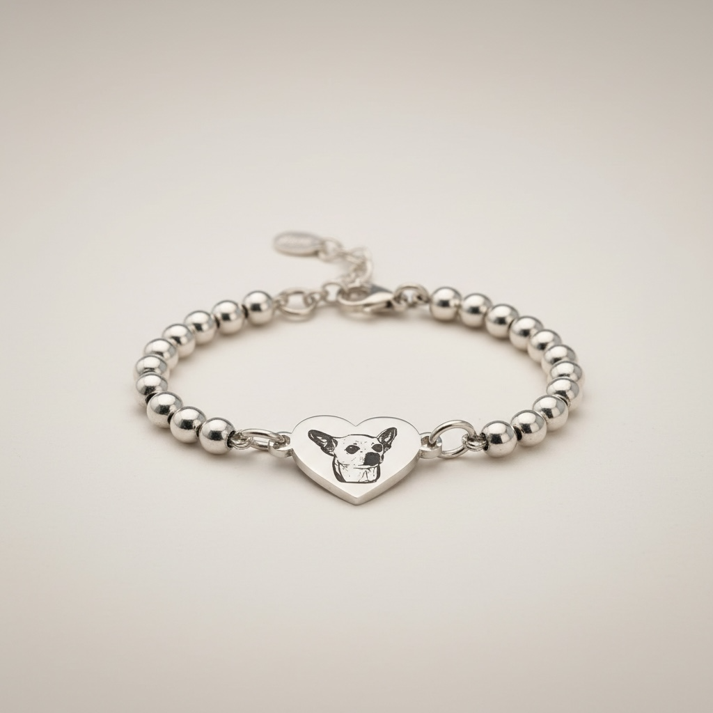 Bracciale  cuor tondo