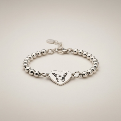 Bracciale  cuor tondo