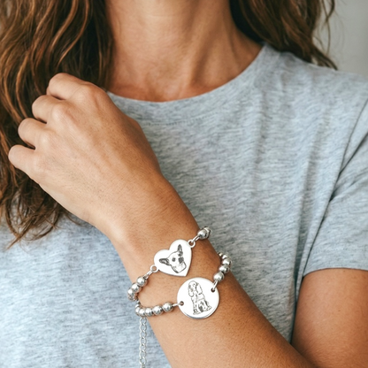 Bracciale  cuor tondo