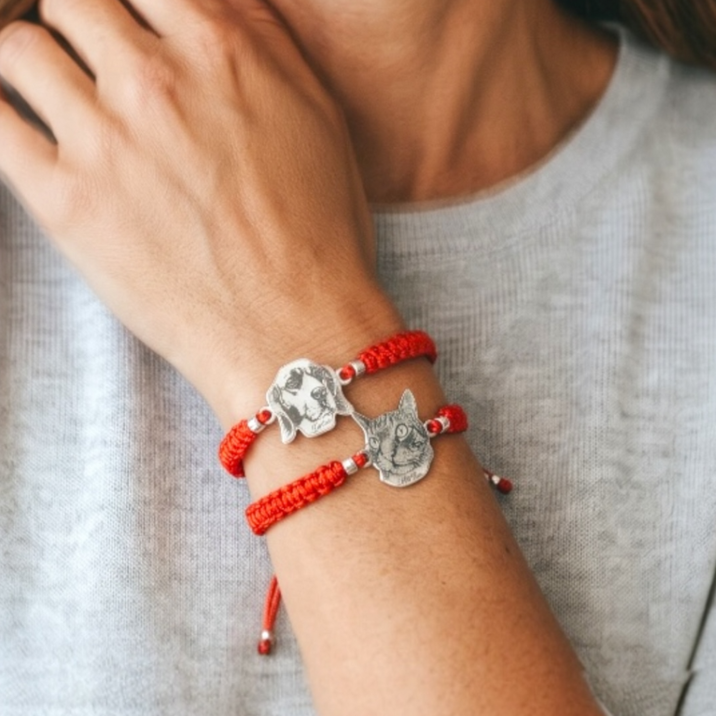 Bracciale cuore a quattro zampe 🐾