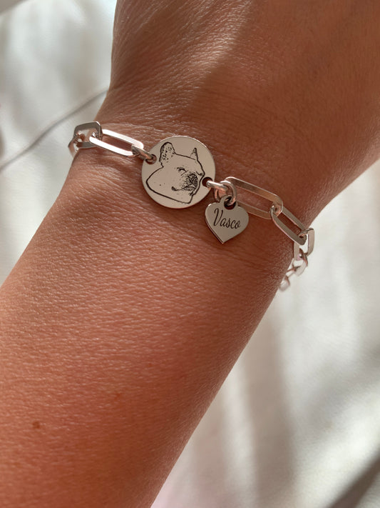 Bracciale tondino pet