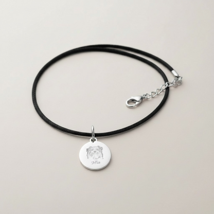 Collana caucciù pet