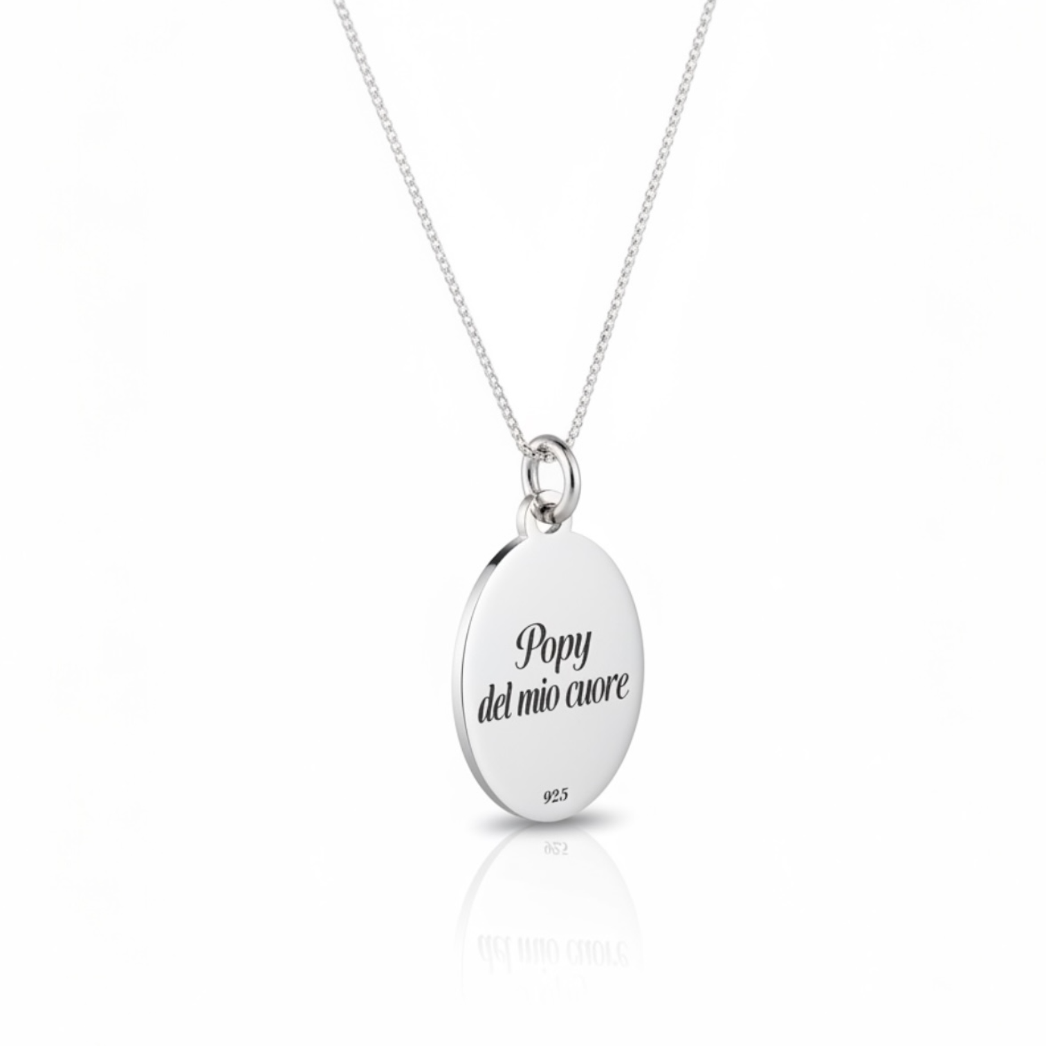 COLLANA OVALE IN ARGENTO 925 CON CIONDOLO PERSONALIZZATO DALL FOTO REALE DEL TUO PET.
REALIZZATA ARTIGIANALMENTE-GEMBOUTIQUEJEWELRY