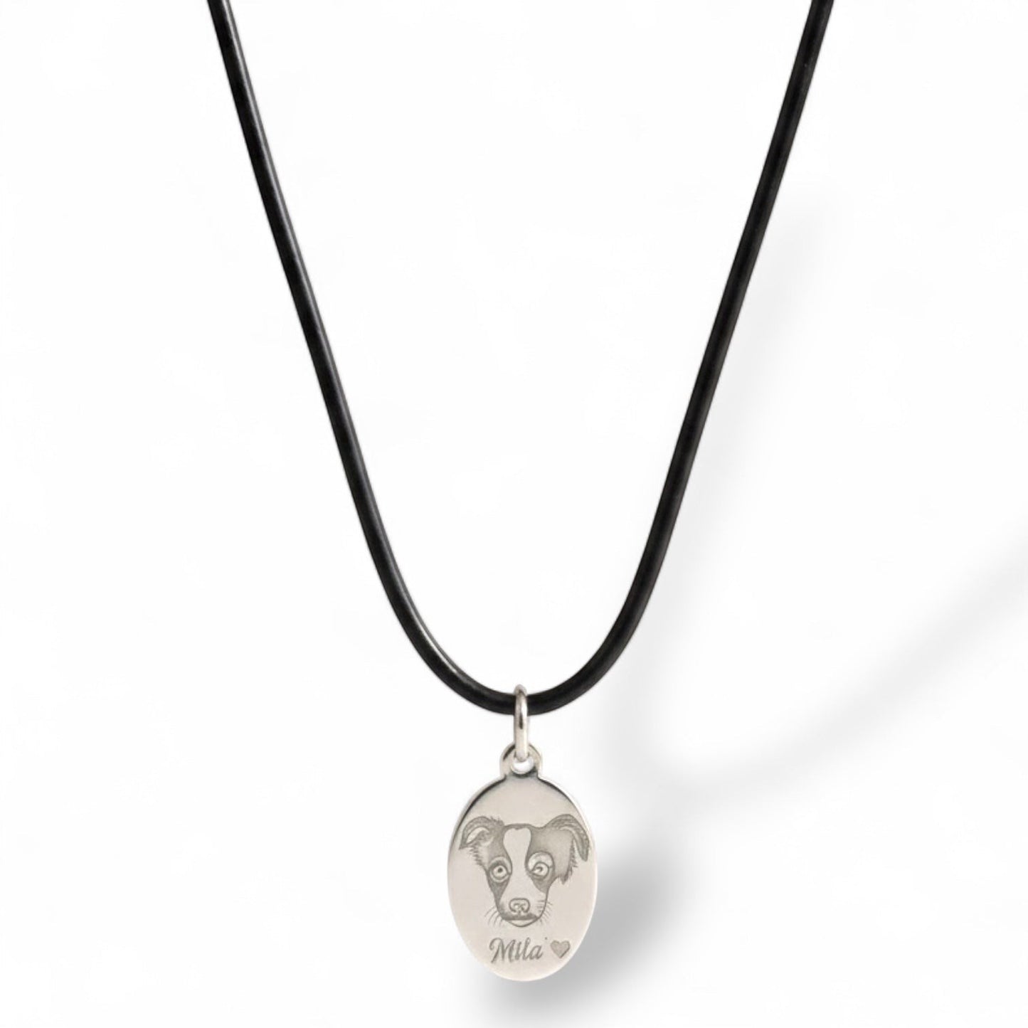 Collana caucciù pet