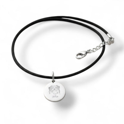 Collana caucciù pet