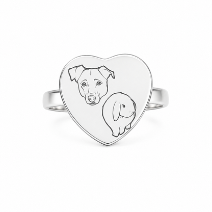 Anello cuoricino