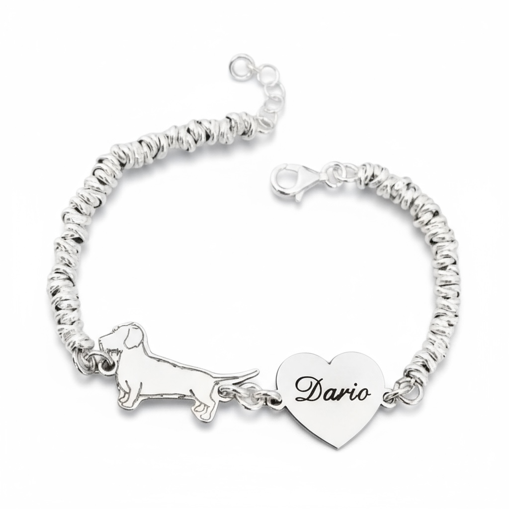 Bracciale cuore pet