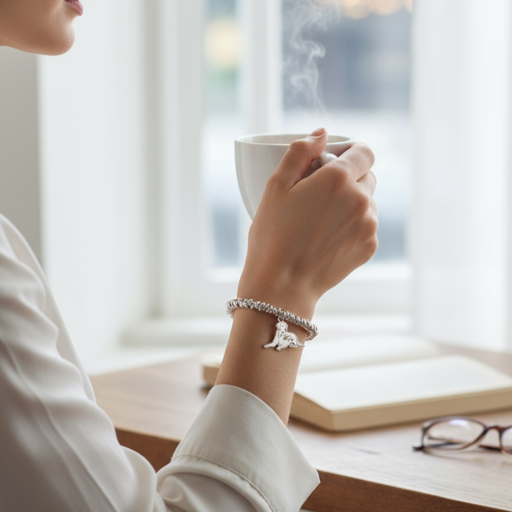 Bracciale nodo pendente