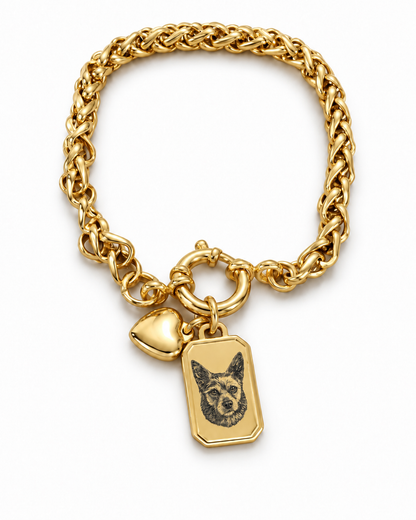 Bracciale stella luminosa