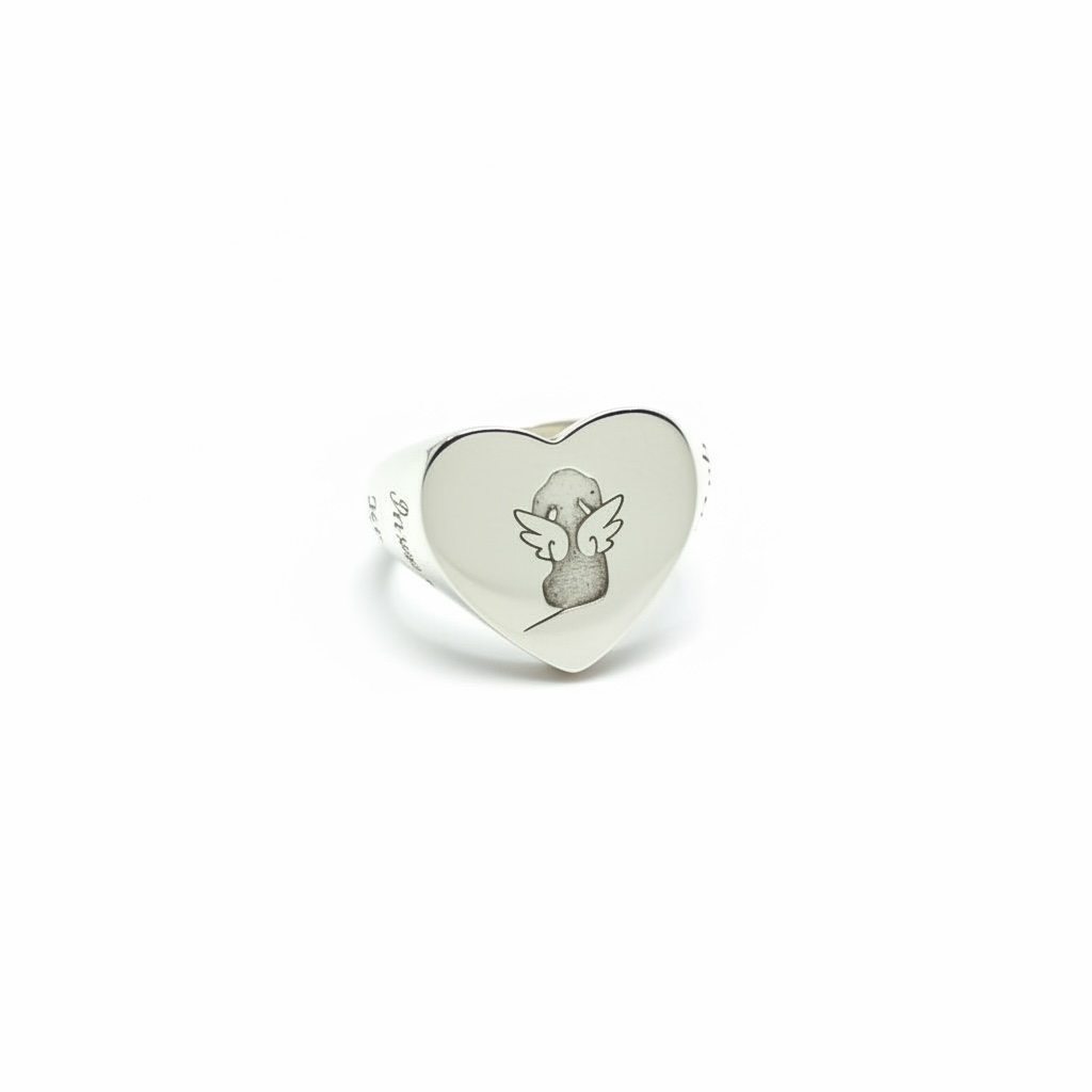 Anello cuore pet love